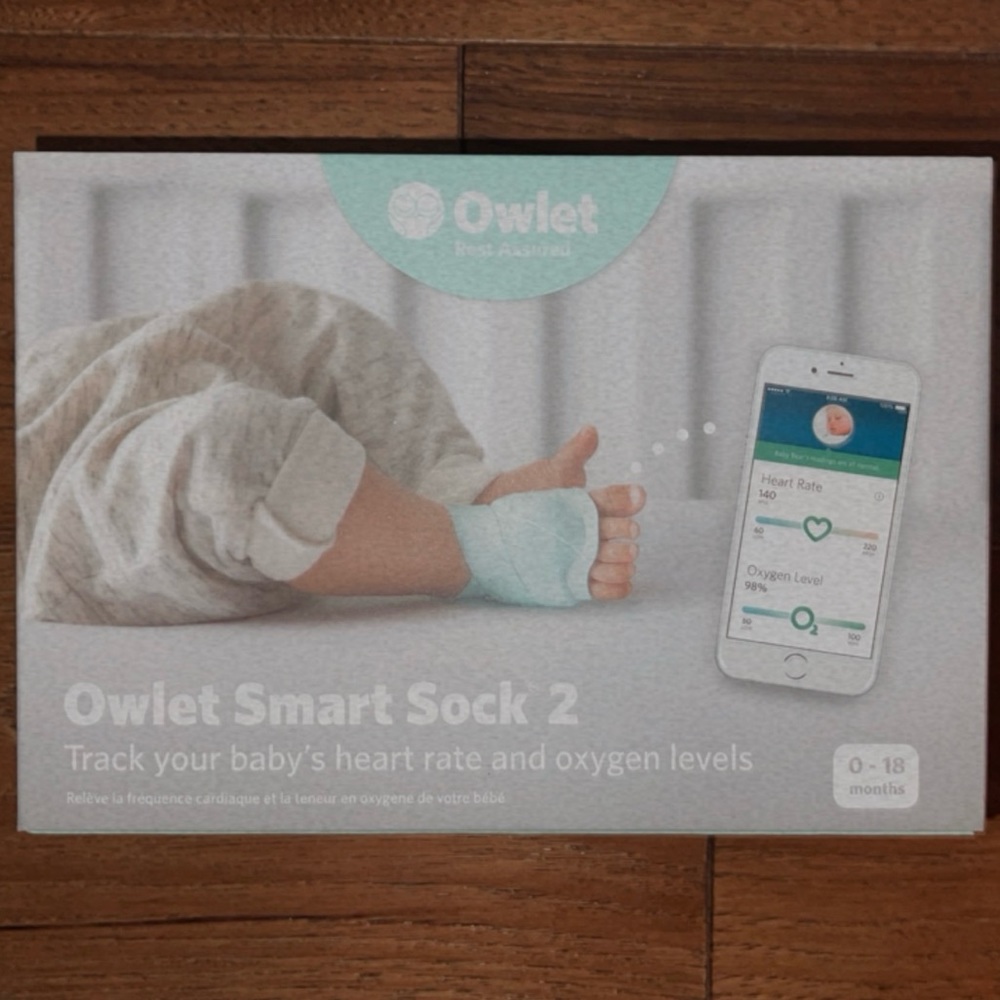 Owlet Smart Sock 2 - ALL 3 sock sizes included! 🖤